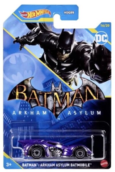 HOT WHEELS Arkham Asylum Batmobile - HLK70
