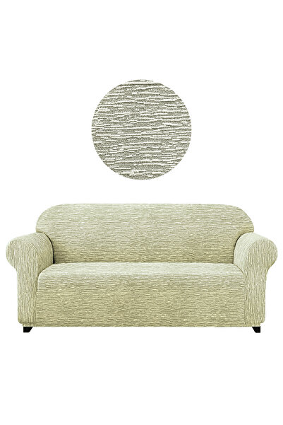 Bright Home Flexible Jacquard 3θέσιος καναπές - Μοτίβο με ράβδο, χωρίς φούστα...