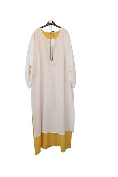 GGMM DOUBLE DRESS YELLOW