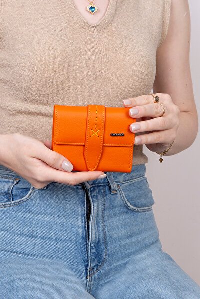 Grande L2633 Genuine Real Leather Small Size Women's Wallet Portfolio