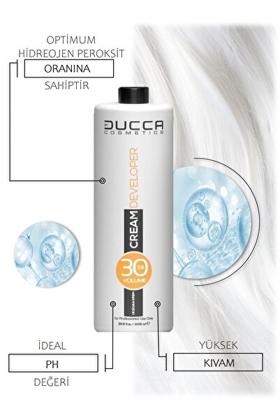 BY DUCCA 30 Volume Profesyonel Oksidan 1000 ml