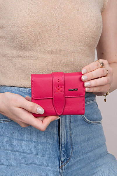 Grande L2633 Genuine Real Leather Small Size Women's Wallet Portfolio