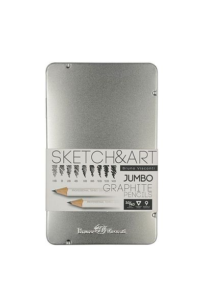 Bruno Visconti Sketch&Art Jumbo Pencil Set 3,5mm No:21-006