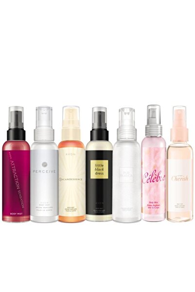 AVON Body Mist Parfümlü Vücut Spreyleri Yedili Paket