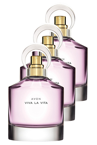 AVON Viva La Vita Kadın Parfüm Edp 50 Ml. Üçlü Set