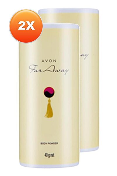 AVON Far Away Pırıltılı Vücut Pudrası 40 Gr. Ikili Set