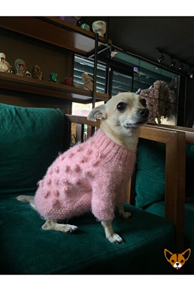 Mabel Pet Clothes Küçük Irk Köpek Kazağı Örme Peluş Yumuşak Kışlık – 1-4 Kg