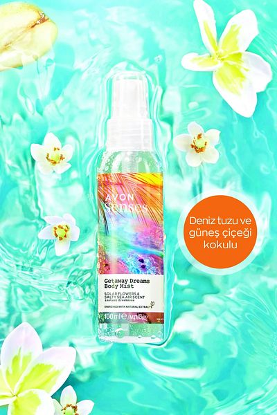 AVON Senses Getaway Dreams - Sea and Sun Flower Scented Body Spray 100 ml