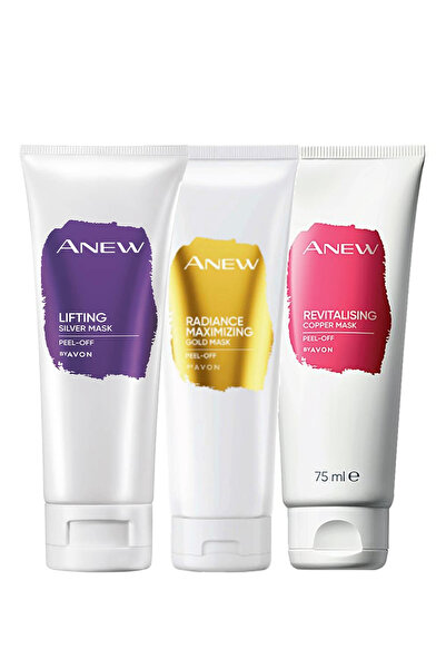 AVON Anew Maximising Gold, Revitalising Copper, Lifting Silver Yüz Maskesi Pa...
