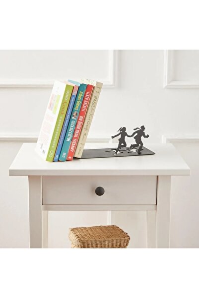 scoco Sihirli Duvar Kitap Tutucu, Dekoratif Metal Kitaplık