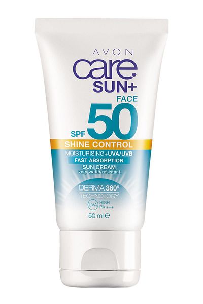 AVON - Sun+ Spf 50 Oil Free Sun Face Cream 50 Ml.