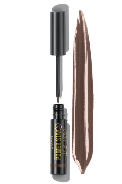 AVON Power Stay Long Lasting Liquid Eyeliner Chocolate Brown