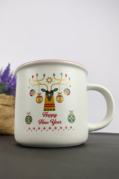 Digithome New Year Porcelain Christmas Cup 360 Cc Pattern 5 – Thn10800 C1-1-18