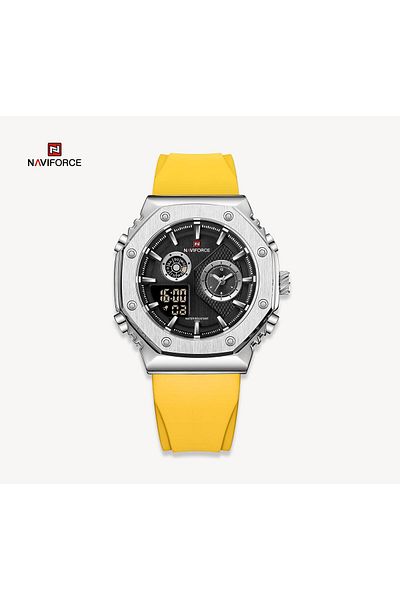Naviforce New Model Digital Analog Alarm Illuminated Sports Wristwatch