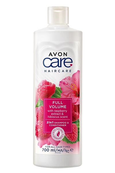 AVON 700 Ml Care Raspberry and Hibiscus Scented Shampoo and Conditioner