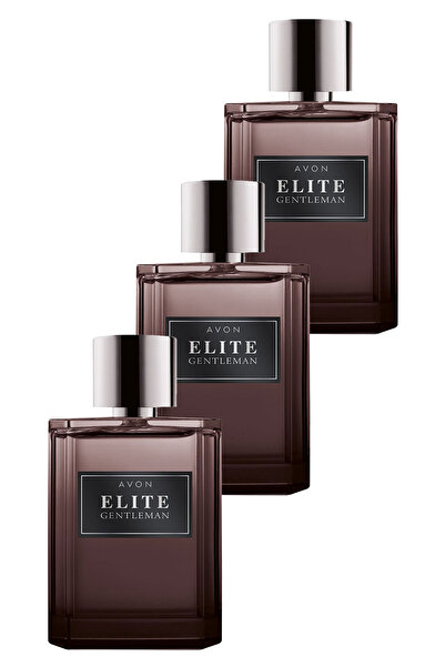 AVON Elite Gentleman Erkek Parfüm Edt 75 Ml. Üçlü Set