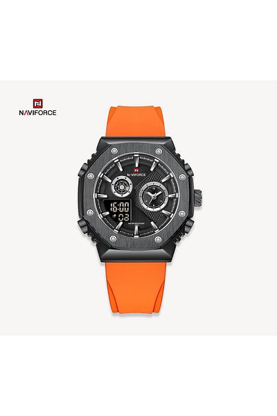 Naviforce New Model Digital Analog Alarm Illuminated Sports Wristwatch