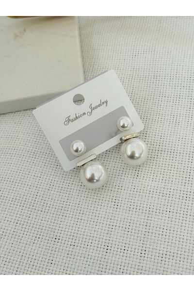 DEMOKAN Women's Earrings Special Series 2 Pearl Tarnish Earrings