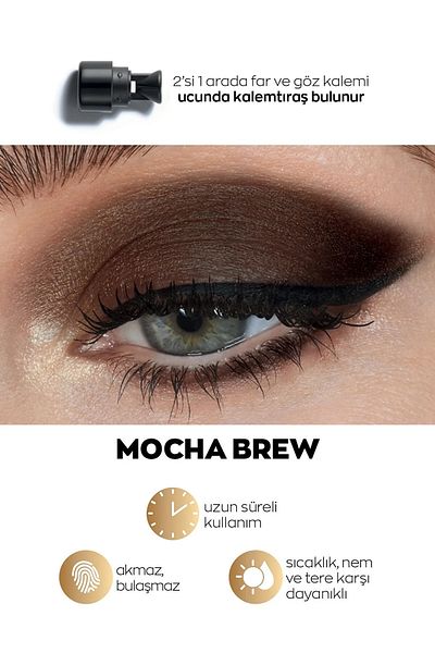 AVON Power Stay Shadow Stick - Far Mocha Brew Pen