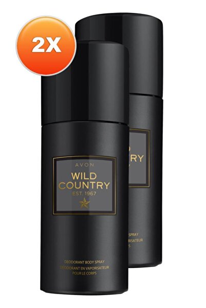 AVON Wild Country Erkek Sprey Deodorant 150 Ml. İkili Set
