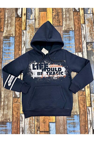 Esterella Φούτερ με κουκούλα για αγόρι/Τσέπη καγκουρό με 3 νήματα