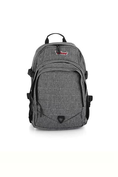 BENE Young Grey Αδιάβροχο Σχολικό Σακίδιο με Θήκη Laptop-51543