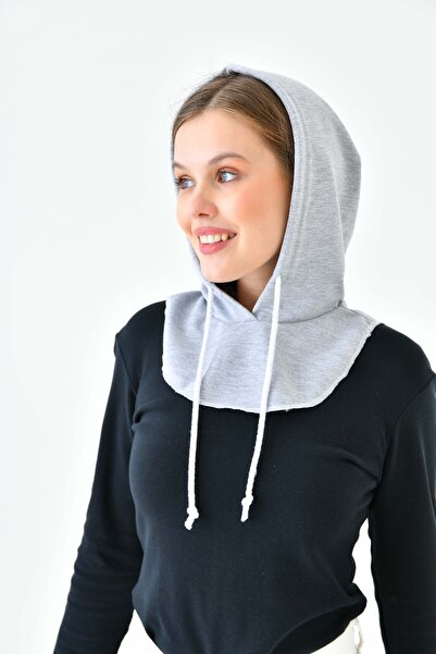 mirach Hood Hat Shawl Beanie Headscarf Thermal Headrest Headgear Keeping Warm Sports Headgear Neck Collar with Lanyard