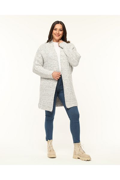 Laden Πλεκτά Μεγάλο Μέγεθος Oversize Καρδιγκάν Γυναικεία Μάλλινη Μαλακή Χοντρή Ζακέτα Χειμερινής Αθλητικής Ζακέτα