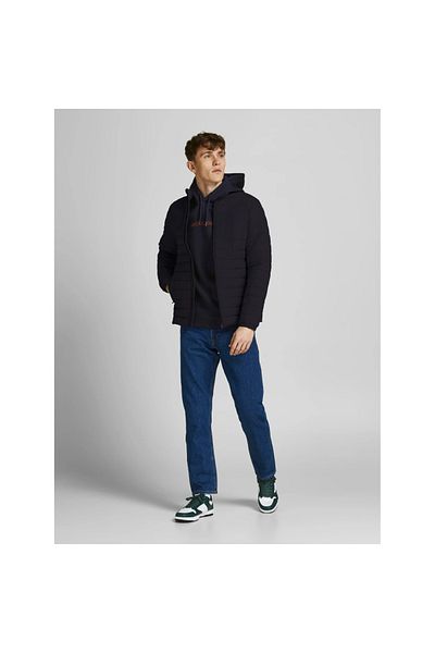 Jack & Jones Jjerecycle Noos Μαύρος γιακάς Puffer - 12211129