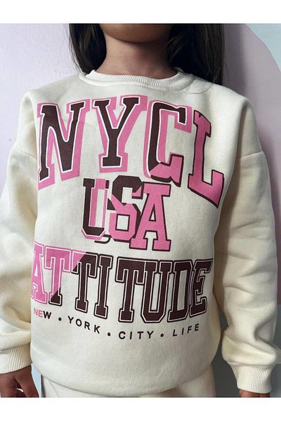 YİGİT BUTİK Yigit Butik Printed Girl's Set