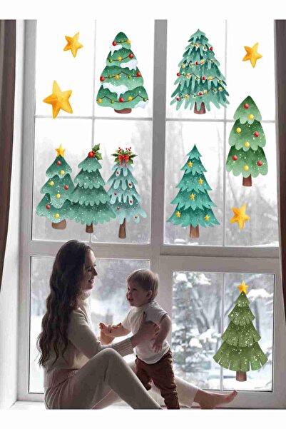 LİPYOS Коледа, Дядо Коледа, Нова година, Снежен човек Декоративен нов стикер ...