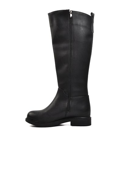 Pierre Cardin PC-52500 Μαύρες γυναικείες μπότες με φλις εσωτερικά
