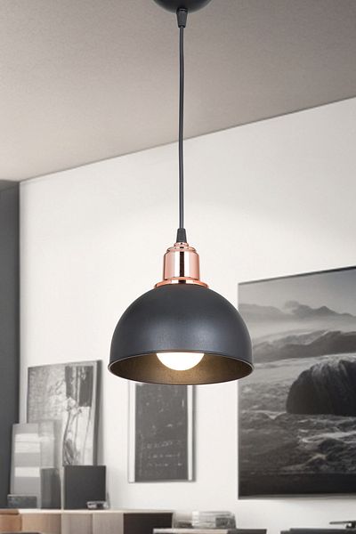 EvLight Globe Black Pendant Lamp Chandelier Bedroom Living Room Kitchen Hallway Chandelier
