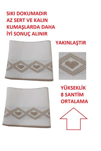 U5 FASHION Πλεκτό ύφασμα Ribana Heart Armband Μανσέτα μπράτσου (Πλεκτό Στάση)