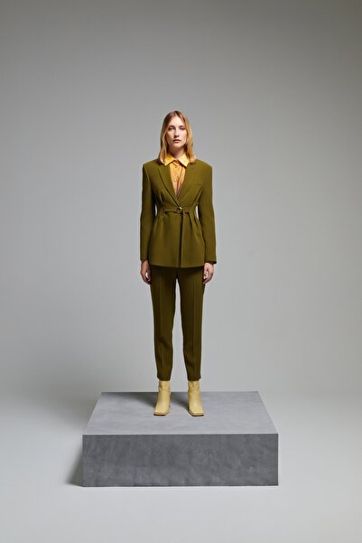 Berr-ın Düz Paça Klasik Pantolon Haki