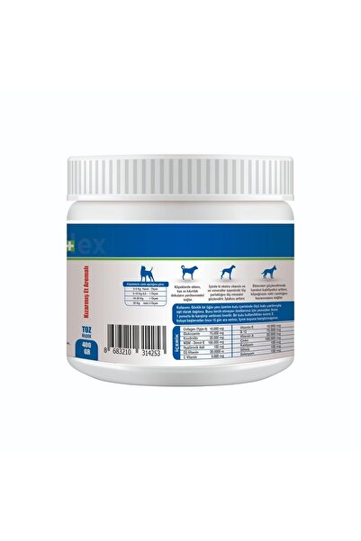 CANİNA FLEX Caninaflex Collagen Glukozamin 3 X 400 gr