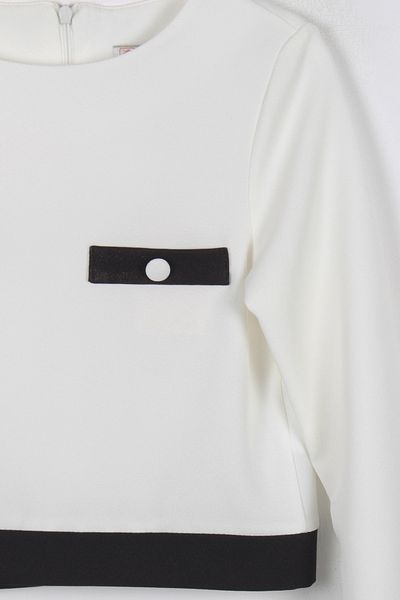 incity Κοριτσίστικη μπλούζα Ecruya Black Piece με λεπτομέρειες