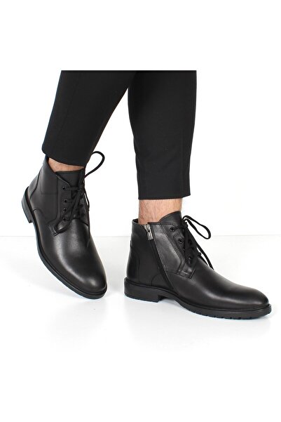Celal Gültekin Kürklü Siyah Deri Bot Erkek 155 2349-1