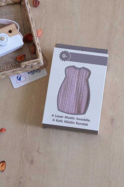 Sitilin Baby Girl Pink Muslin Luxury Baby Carrier Swaddle STL6402