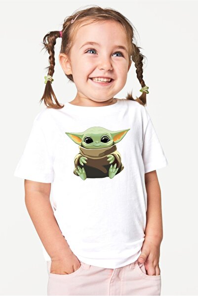 venüsdijital تيشيرت يودا مطبوع للأطفال