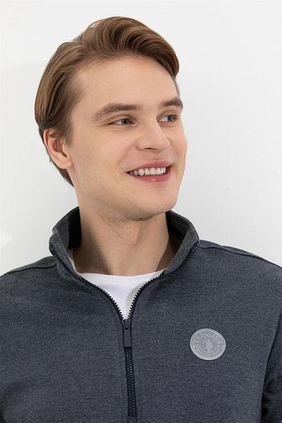 U.S. Polo Assn. Антрацитен мъжки суичър