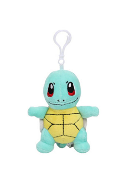 Takara Tomy Squirtle Pokemon 10-12 cm peluş oyuncak , çanta süsü , anahtarlık