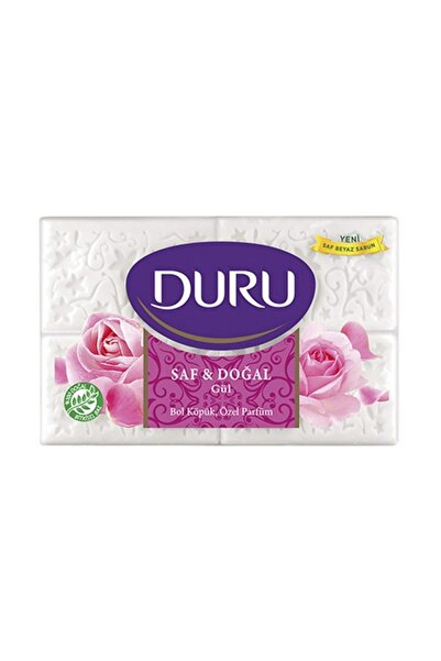 Duru 4'lü Duru Sabun Banyo Saf&Doğal 600 Gr. Gül