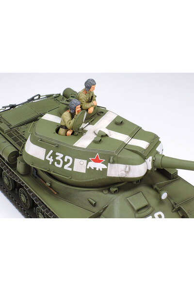 Genel Markalar 1/35 Russian JS-2 Model Model 1944 ChKZ Plastik Tank Maket Kiti, Demonte Hobi Seti