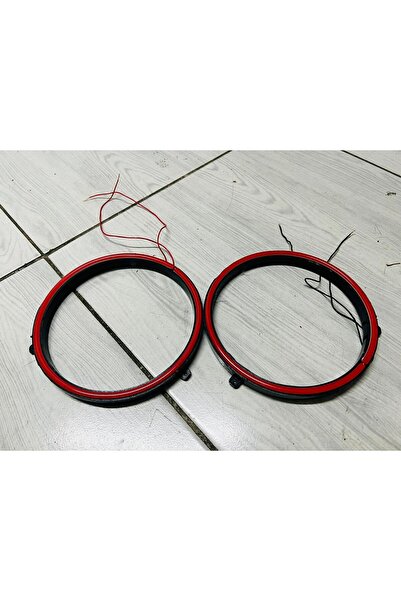 Bodur Sound NEON LEDLİ KASNAK 16CM KIRMIZI