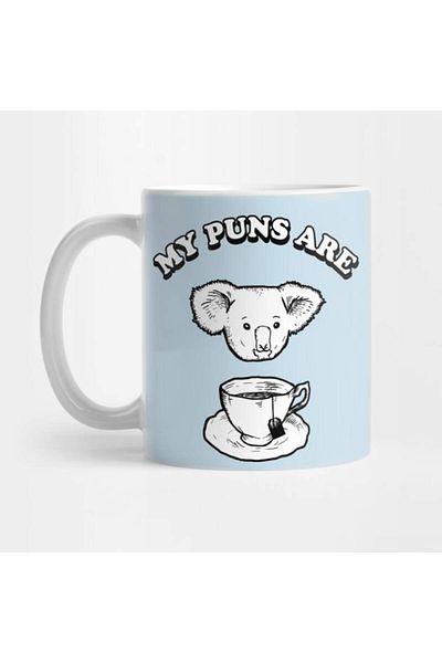 Pixxa My Puns Are Koala Tea - كوب الشاي المحبب