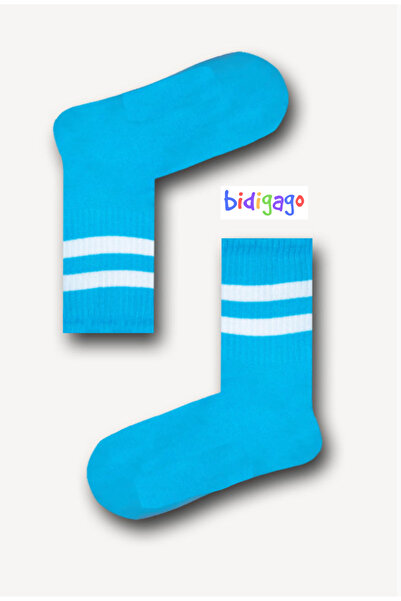 Bidigago جوارب رياضية مخططة للجنسين للتنس