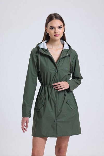 T Rain Γυναικείο αδιάβροχο Stay Dry Khaki