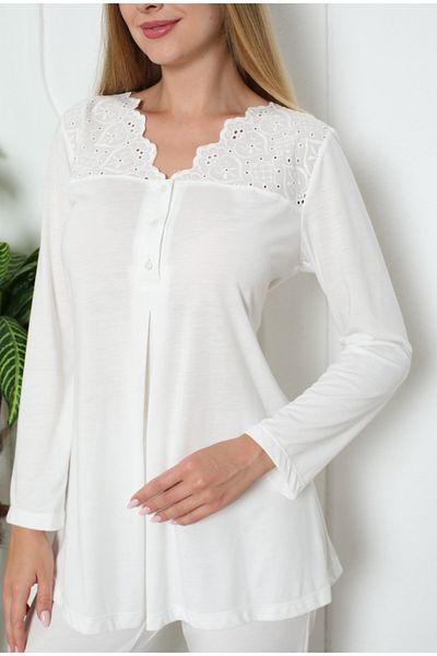 LİMİSSİ Set de pijamale Limissi 100% bumbac pieptănat, cu ajustare confortabilă