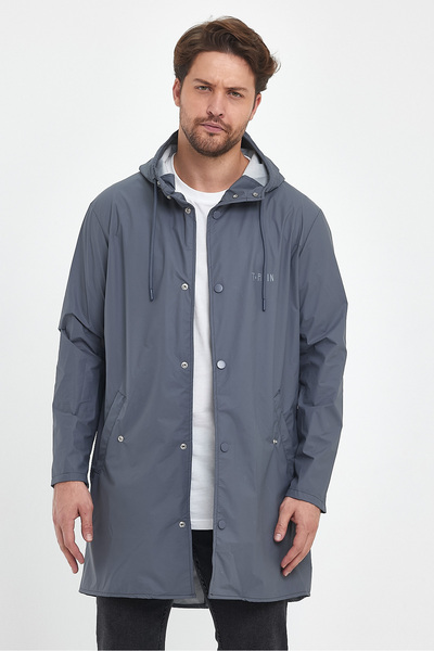 T Rain Ανδρικό αδιάβροχο Stay Dry Grey